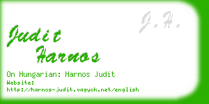 judit harnos business card